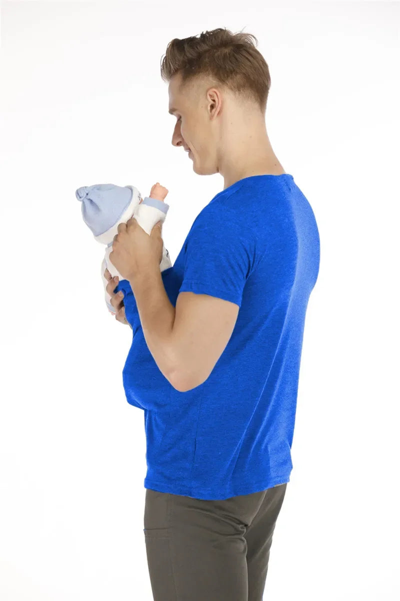 Safety Kangaroo Pocket TShirt Baby Carrier