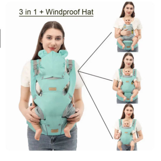 3 IN 1 Baby Hipseat Carrier Backpack Straps for Infant Toddler