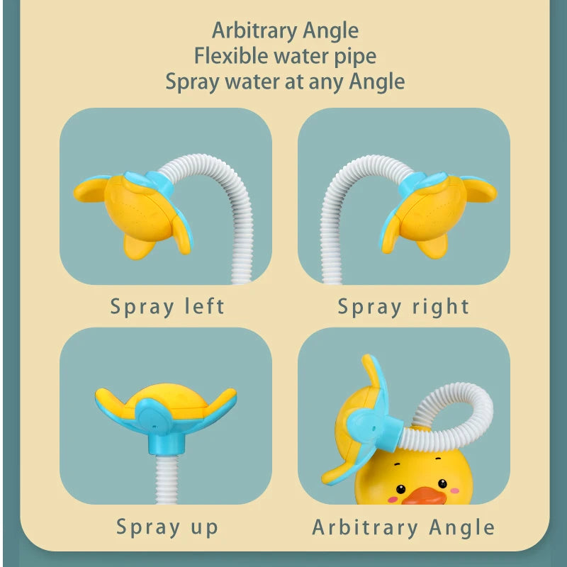 Interactive Cute Duck Shower Toy for Kids
