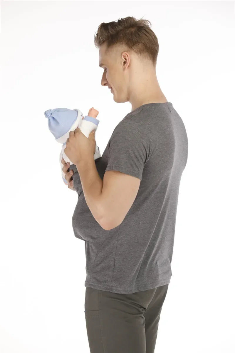 Safety Kangaroo Pocket TShirt Baby Carrier