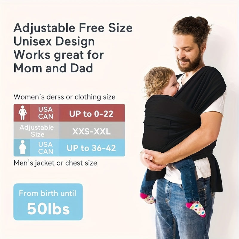 Wrap Baby Carrier Infant Sling Perfect for Newborn Babies and Children Up To 41 Lbs