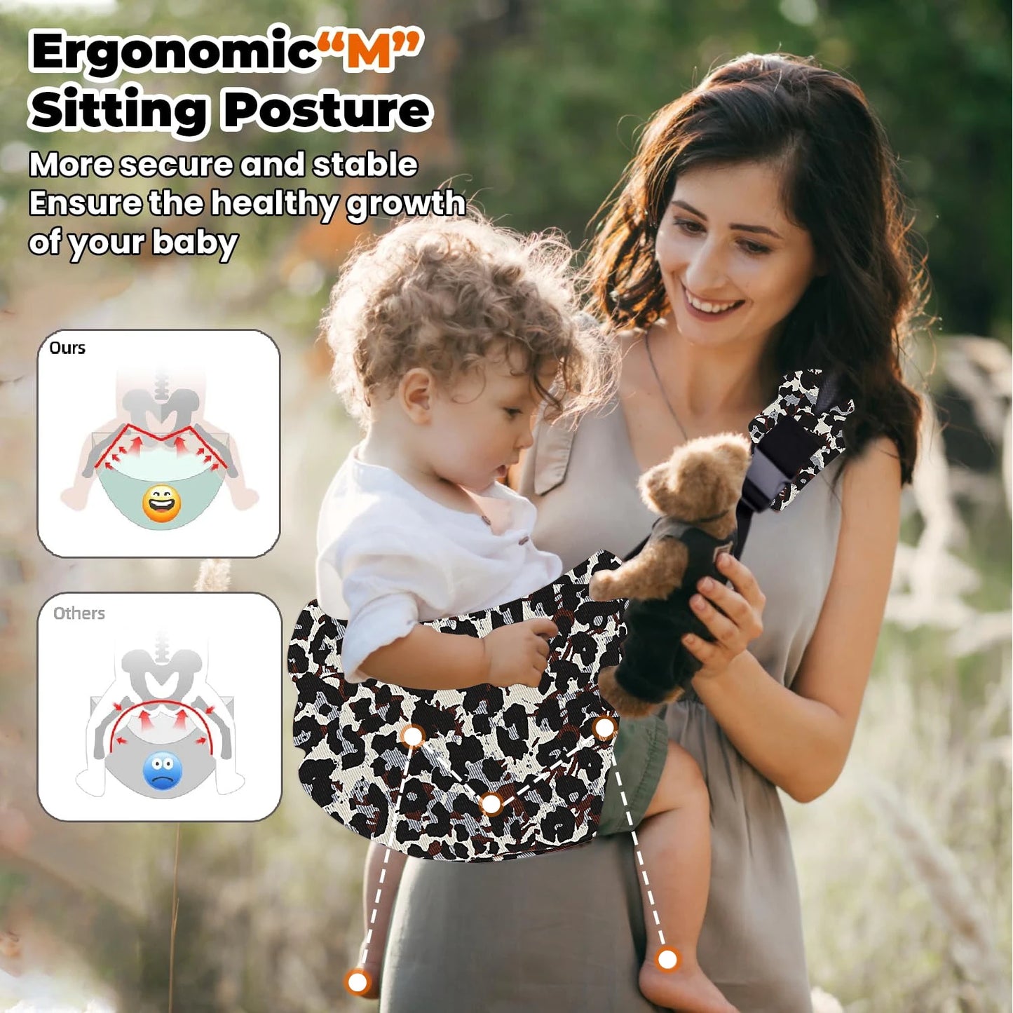 Bilateral Adjustable Multi-Function Baby Carrier