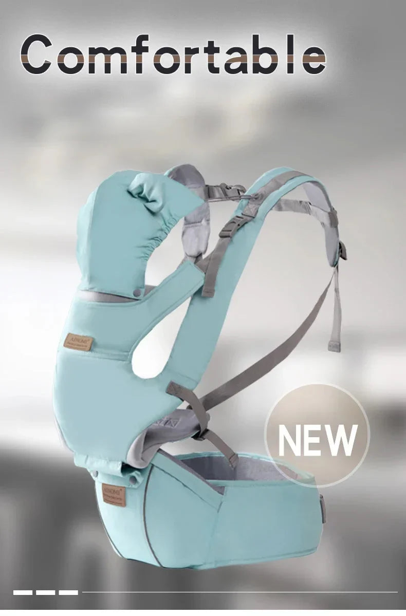 3 IN 1 Baby Hipseat Carrier Backpack Straps for Infant Toddler