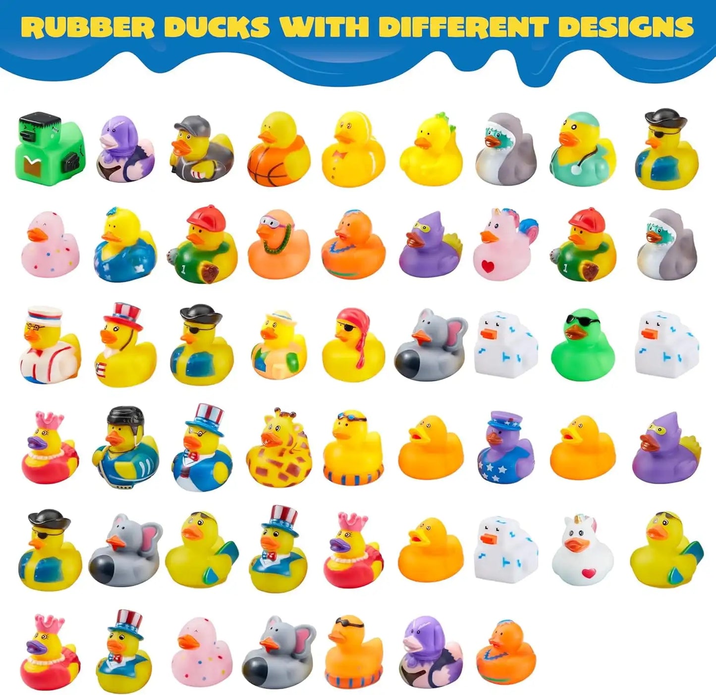Mini Rubber Duckie Toys for Kids