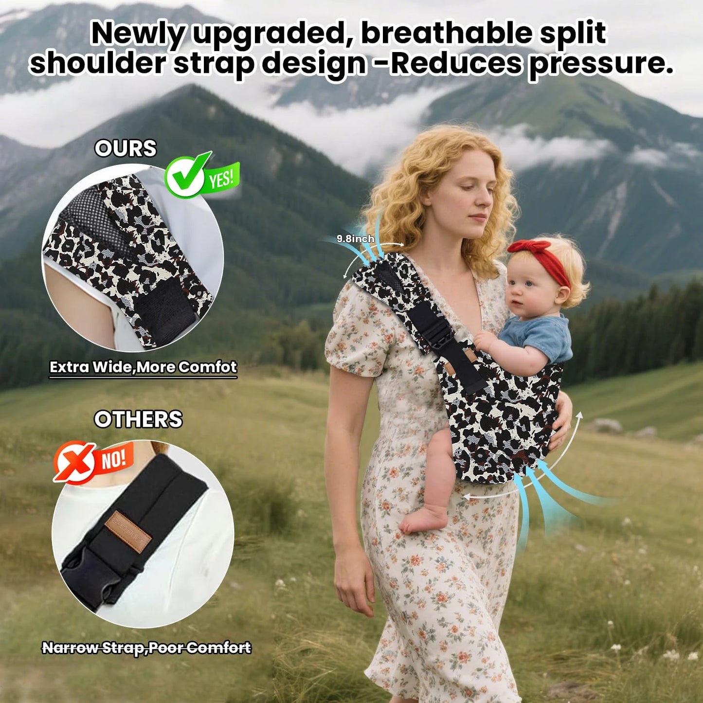 Bilateral Adjustable Multi-Function Baby Carrier